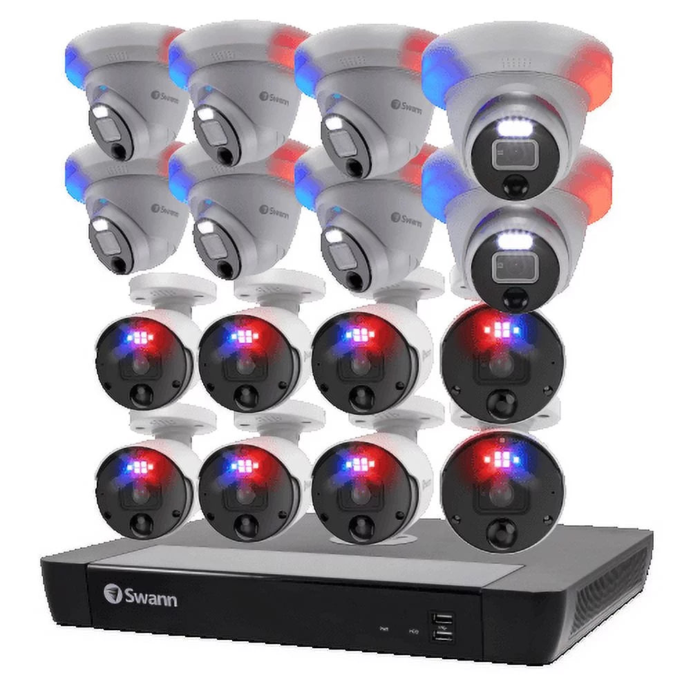 Swann 16 camera 16 channel 4k ultra hd pro enforcer™ nvr security system