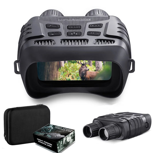 Bebang night vision binoculars, infrared night vision goggles with hd video and photo modes, 32gb card, viewing from 984ft/300m