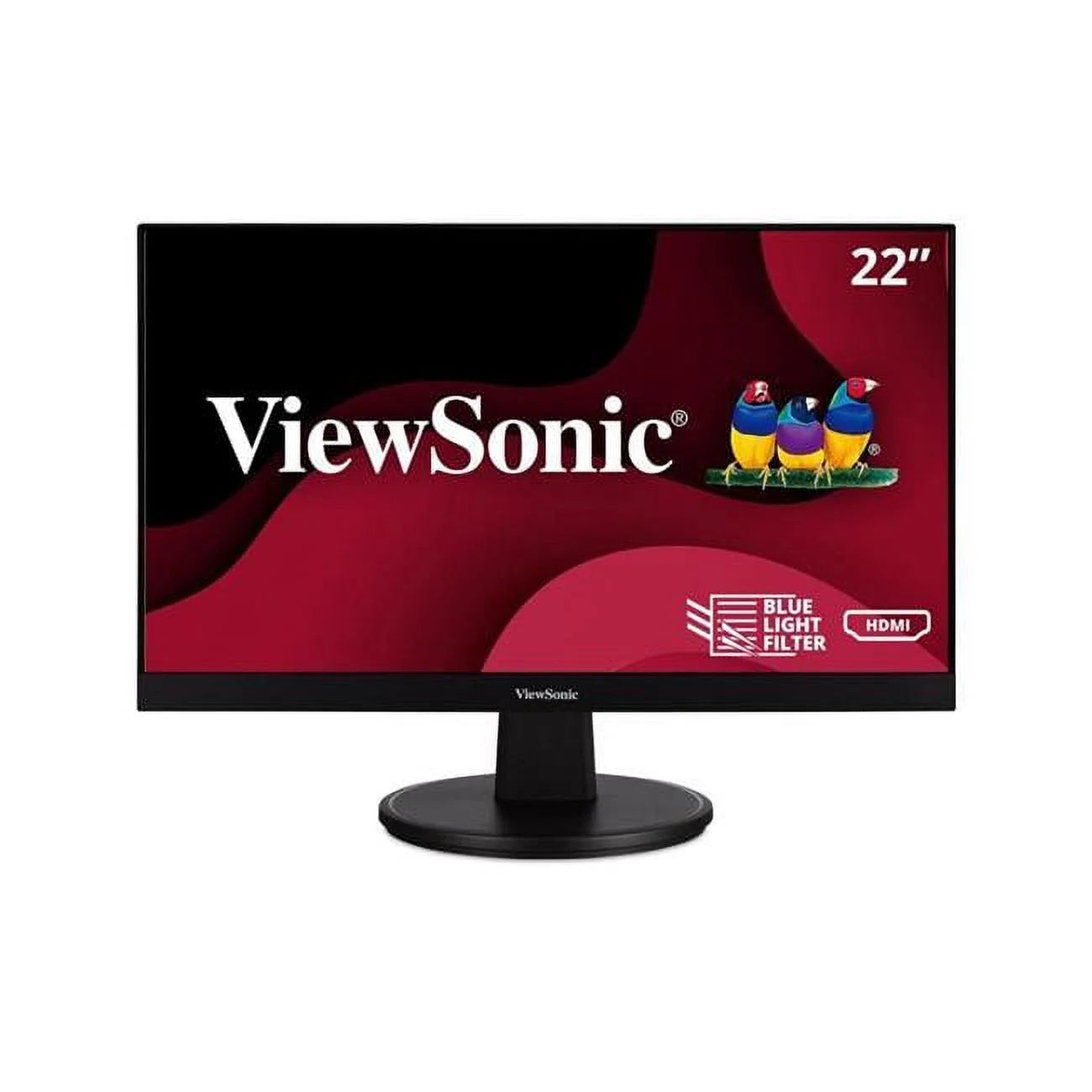 22 in. full hd 1080p monitor with ultra-thin bezel