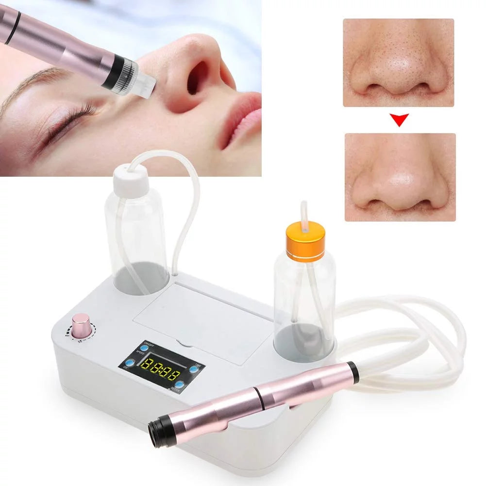 Suerbeaty facial beauty treatment machine, facial gas-liquid oxygen water epidermal peeling using professional skin rejuvenation equipment for cosmetology center