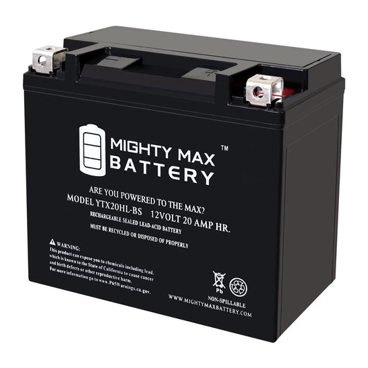 Ytx20hl-bs 12v 20ah sla replacement battery compatible with brp (sea-doo) 1500 gti, gtr 16-22