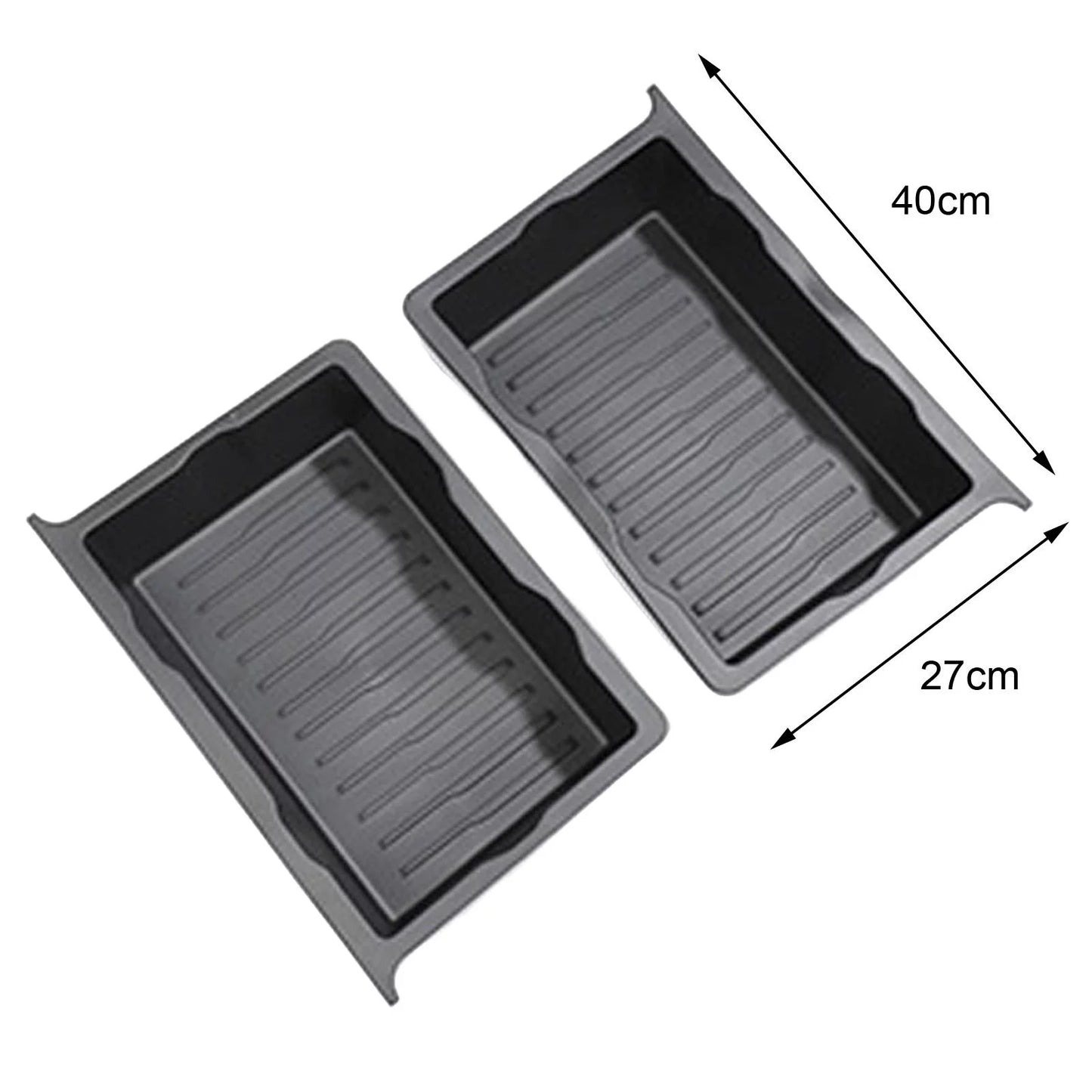 Under seat storage box hidden tray durable underseat organizer tray for model y