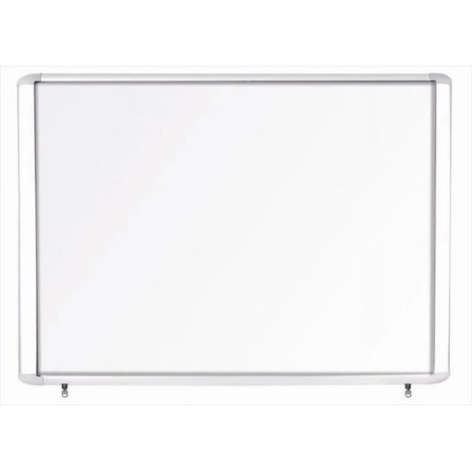 30 x 26.5 in. waterproof outdoor magnetic dry erase enclosed board, holds 6 letter size sheets