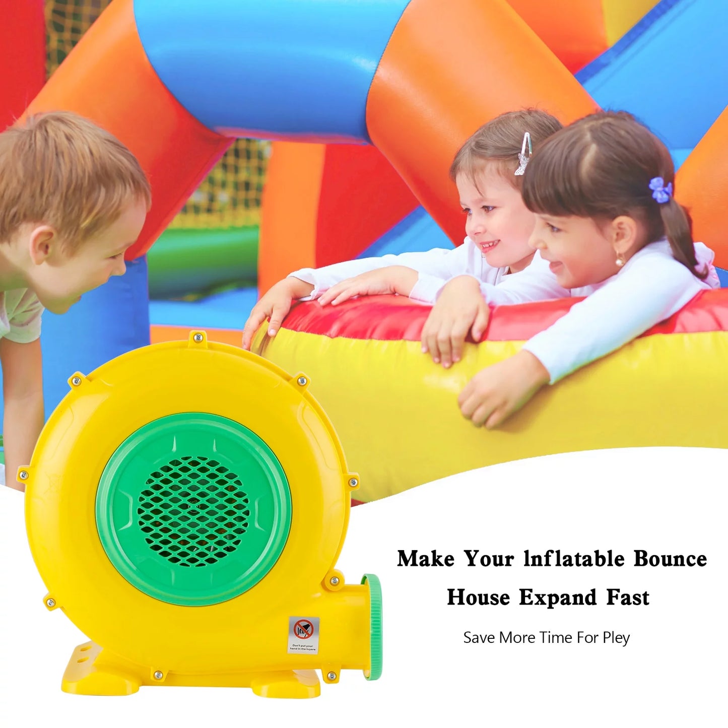 550 watt inflatable bounce house water slide air pump blower fan inflatable castle