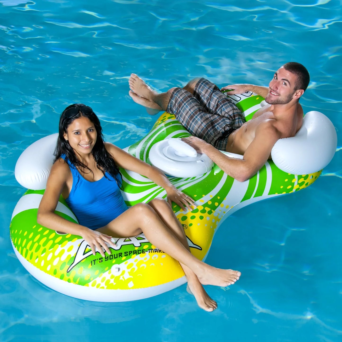 Sun odyssey pool float w/ cooler