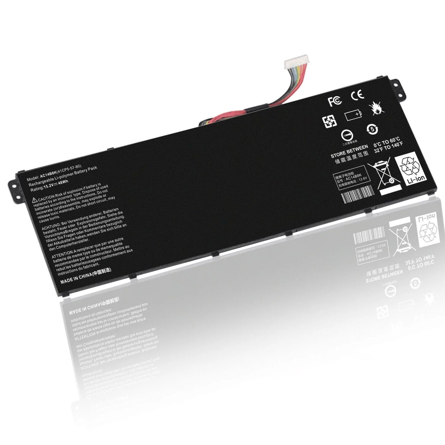 Ac14b3k ac14b3k battery for acer chromebook cb3-531 cb5-571 cb3-111 c810 c910