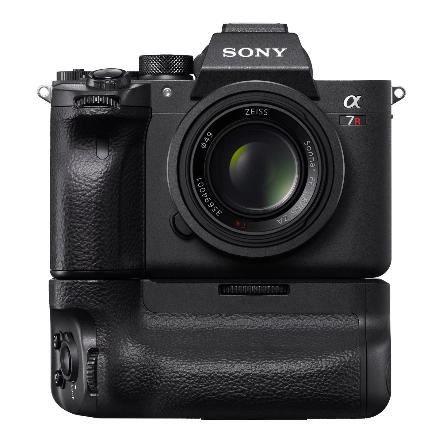 Sony vertical grip for alpha a7r iv camera with 64gb sd card bundle