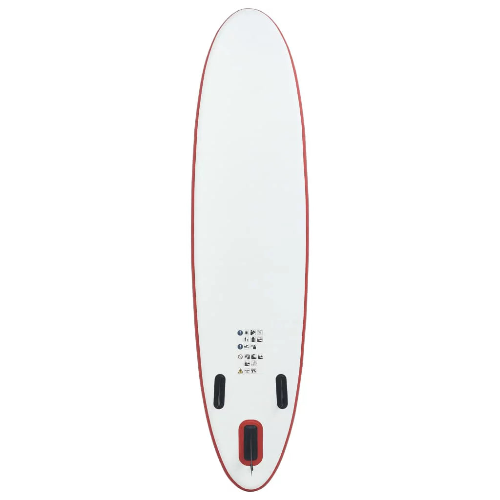 Suzicca paddle board set surfboard inflatable red and white