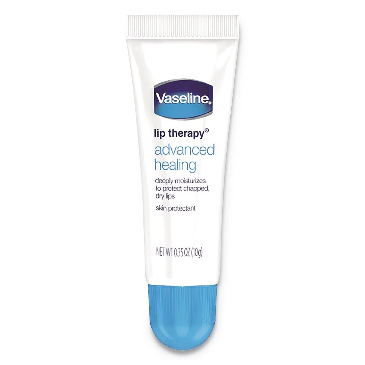 Vaseline lip therapy advanced lip balm, original, 0.35 oz, 72/carton (75000ct)