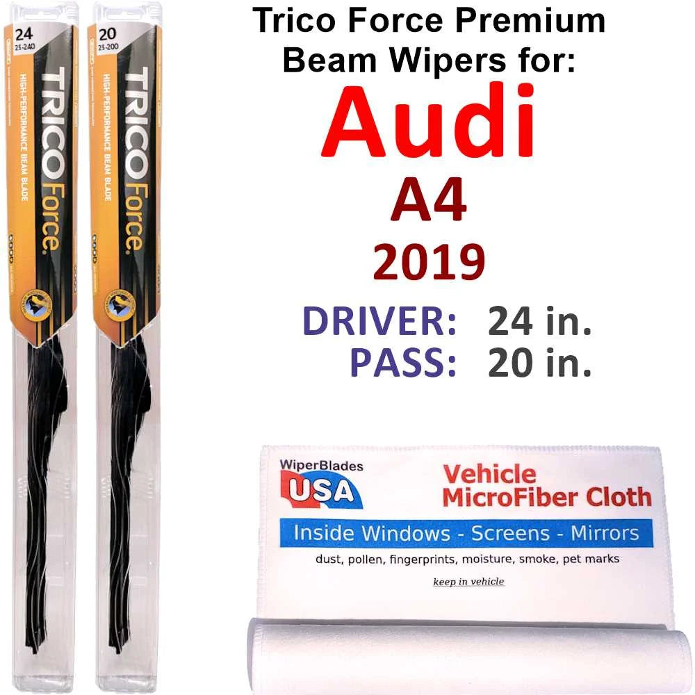 2019 audi a4 performance beam wipers (set of 2)