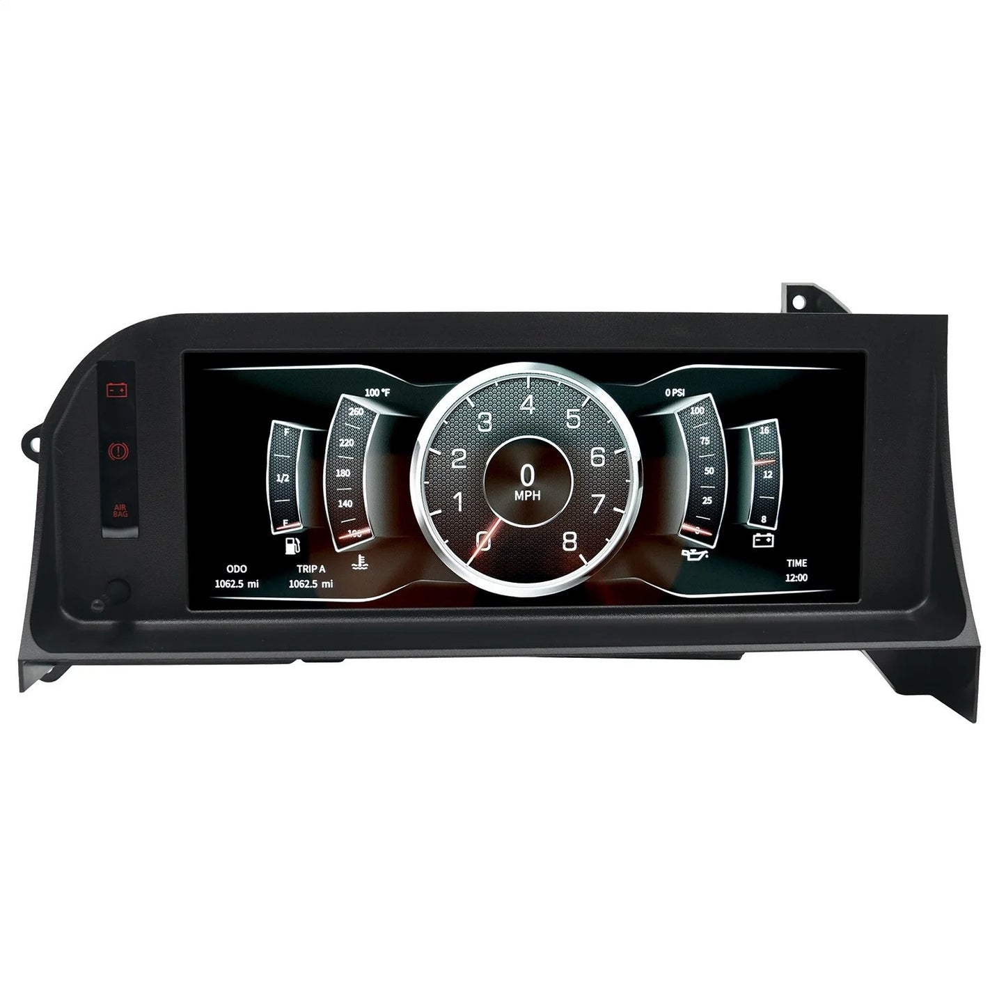 Auto meter meter 7007 invision direct fit digital dash lcd 87-93 ford mustang fox black