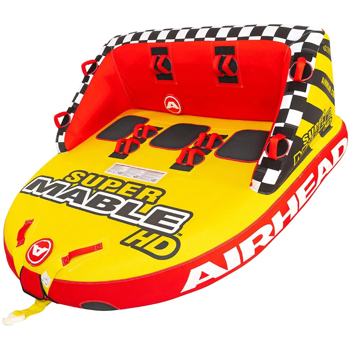 Airhead airhead super mable hd, red/yellow, 3 rider