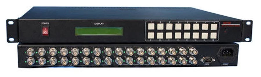 Wolfpack 16x16 sdi and dvb-asi matrix switcher with 3-year warranty