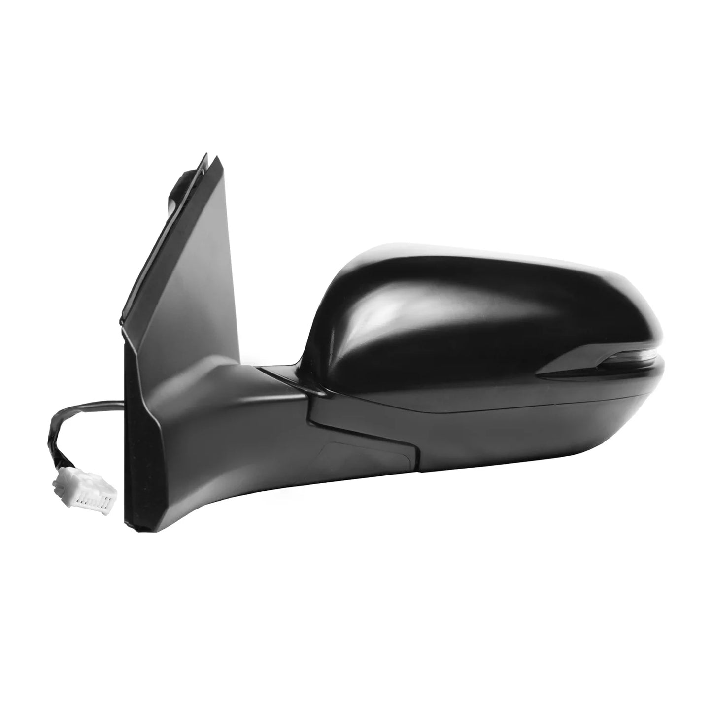 63071h - fit system passenger side mirror for 17-19 honda cr-v ex, ex-l, testured black w/ptm cover, w/turn signal, w/bsds, foldaway, w/o camera, heated power