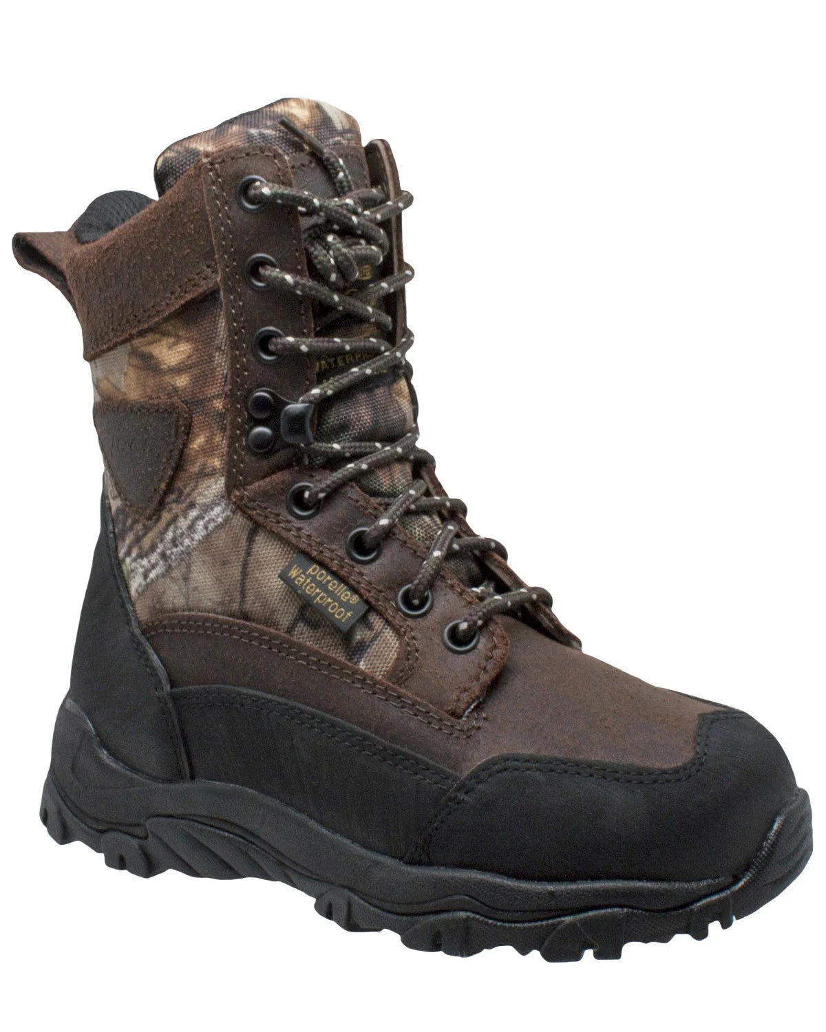 Adtec childrens 8" hiking hiker hunting camping waterproof boot shoe camo (2 d)