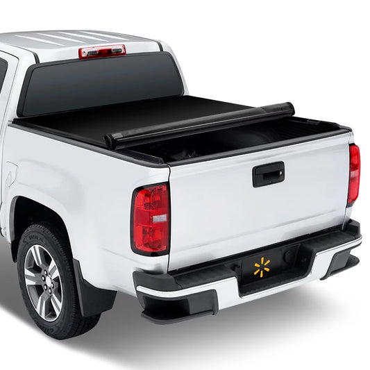 Auto drive soft roll up truck bed tonneau cover fits 15-19 chevy colorado / gmc canyon 5ft bed