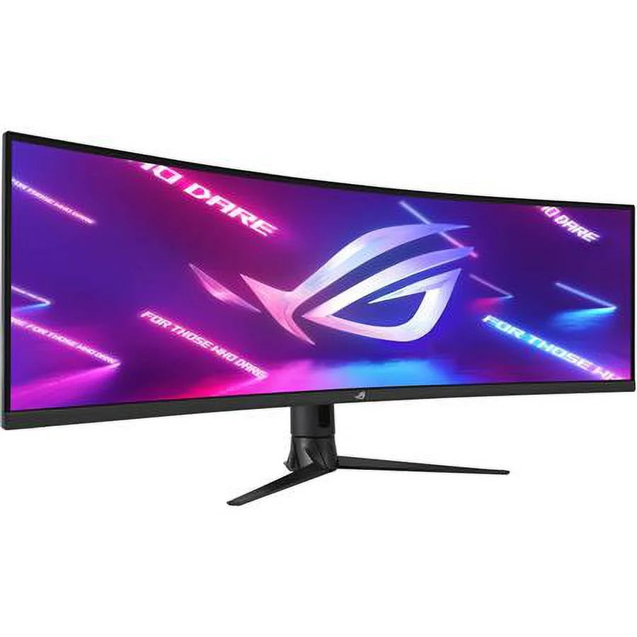 Asus rog strix 49" ultra-wide curved hdr gaming monitor (xg49wcr) - dual qhd 32:9 (5120 x 1440), 165hz, extreme low motion blur sync, usb-c, rj45, displayhdr400, 90% dci-p3, dual input kvm switch