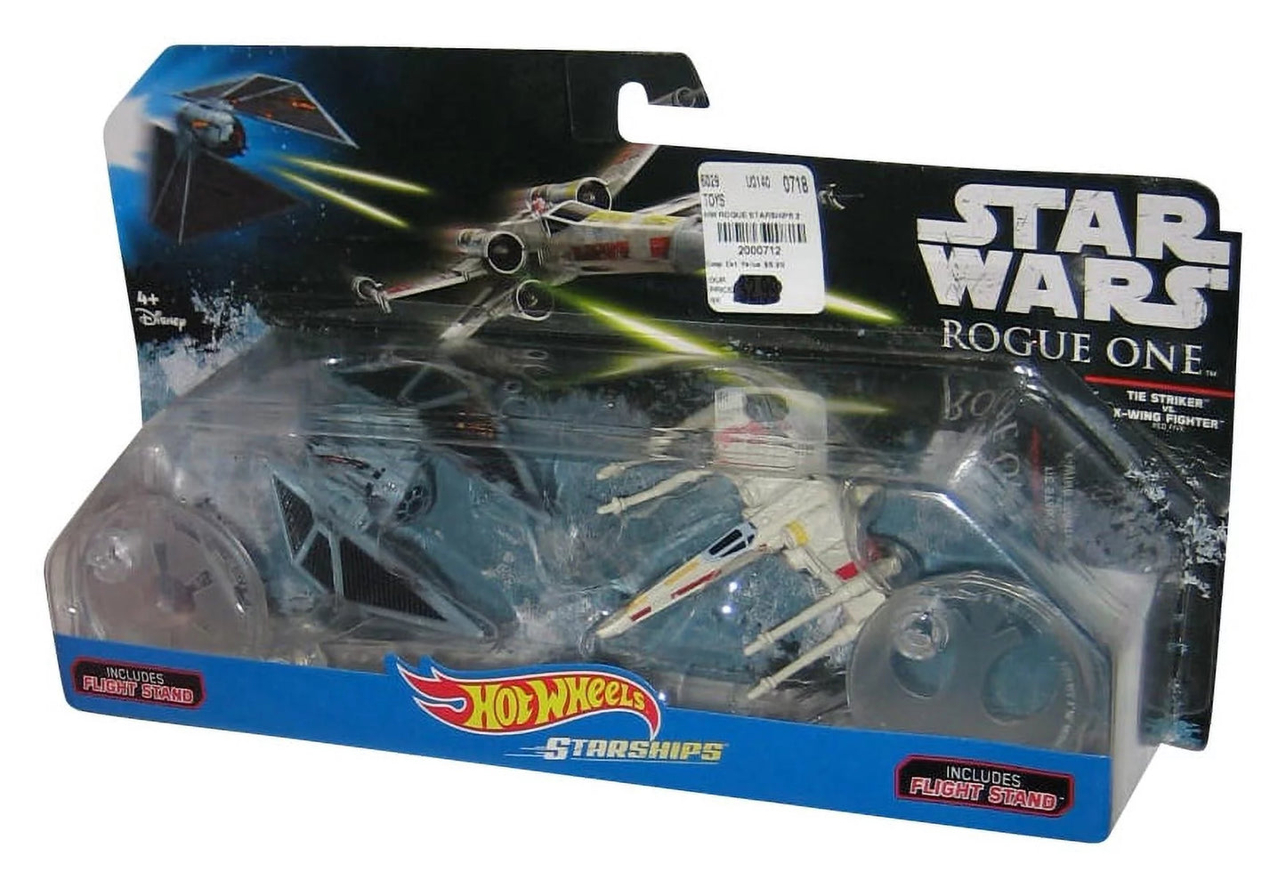 Star wars hot wheels rogue one (2016) the striker vs. x-wing fighter toy starship 2-pack