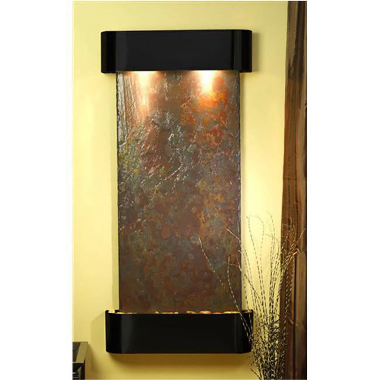 Adagio  cascade springs - rajah natural slate wall fountain