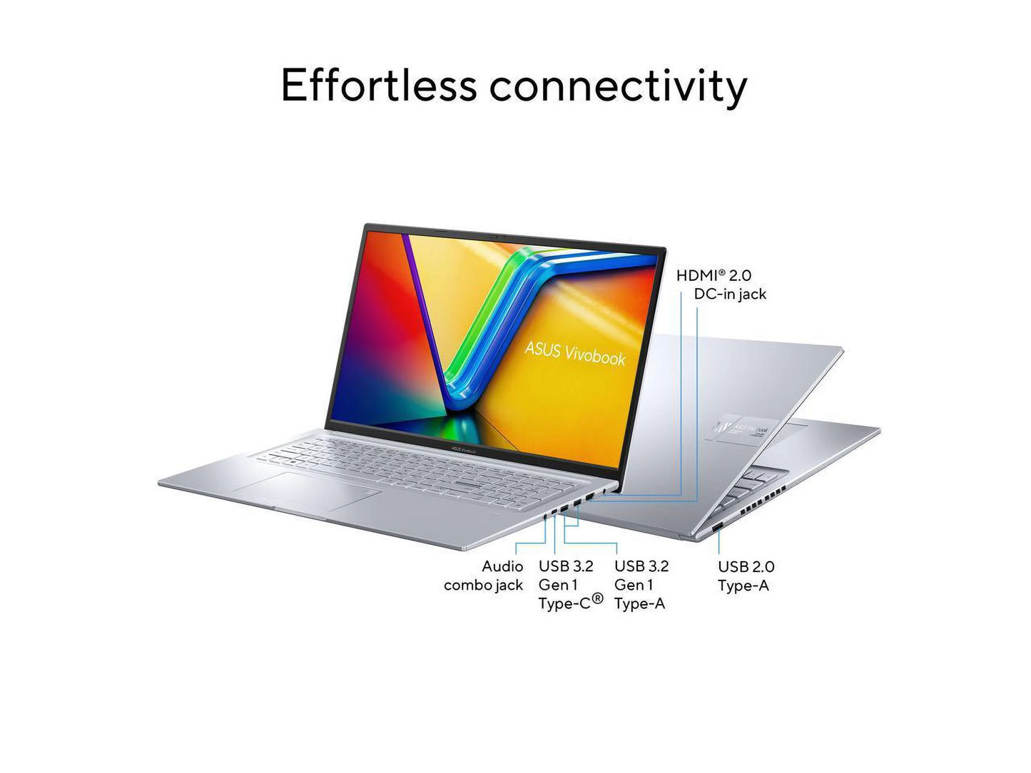 2023 asus vivobook 17x laptop, 17.3” fhd display, intel core i9-13900h cpu, 16gb ram, 1tb ssd, windows 11 home, transparent silver, k3704va-dh96-s