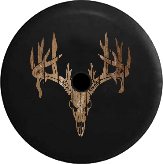 2018 2019 wrangler jl backup camera deer antlers skull hunting dark ghost skulls spare tire cover for jeep rv 32 inch