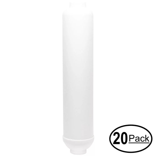 20-pack replacement for water depot ro-5sgp inline filter cartridge - universal 10-inch cartridge for water depot 5 stage reverse osmosis system - denali pure brand