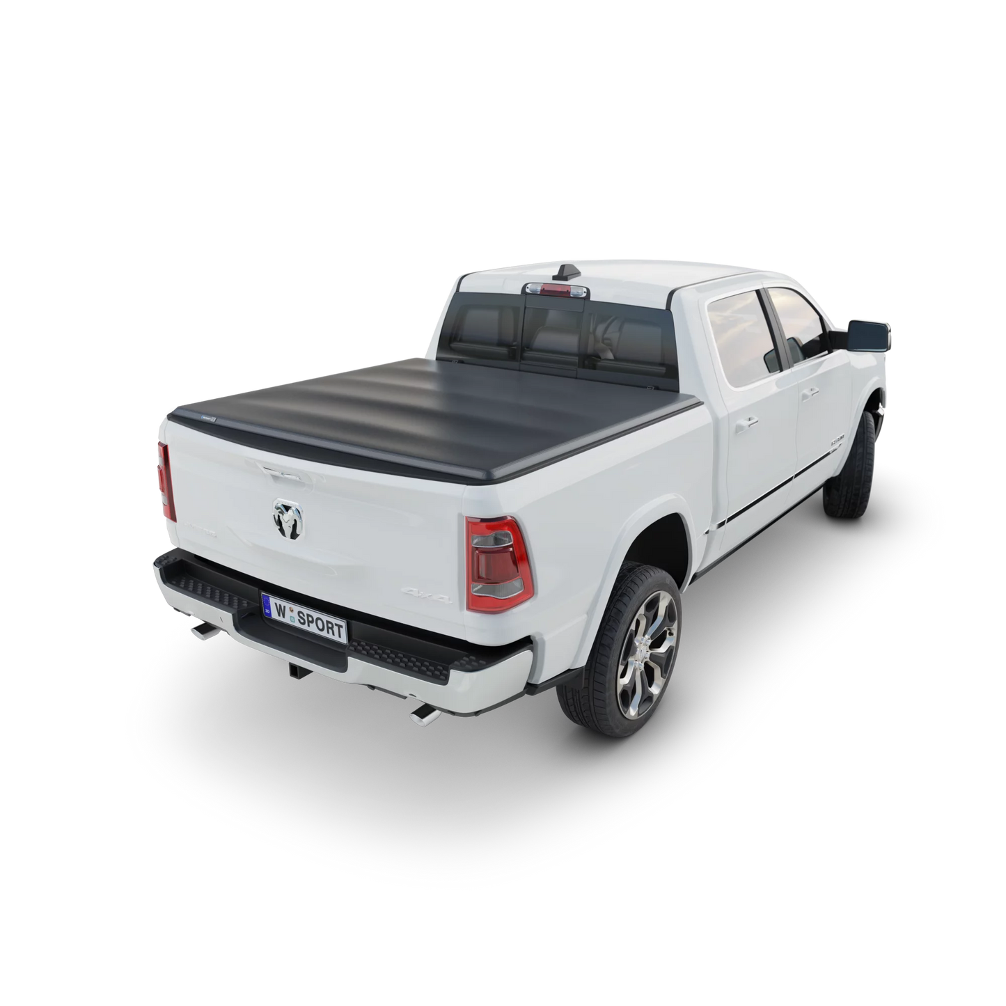 Worksport sc3 soft folding truck bed tonneau cover | 20-2725 | fits 2009 - 2018 dodge ram 1500 5'7” bed