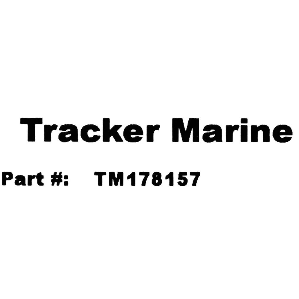 Tracker boat non-skid mat tm178157 | 10 1/4 x 7 3/4 inch black rubber