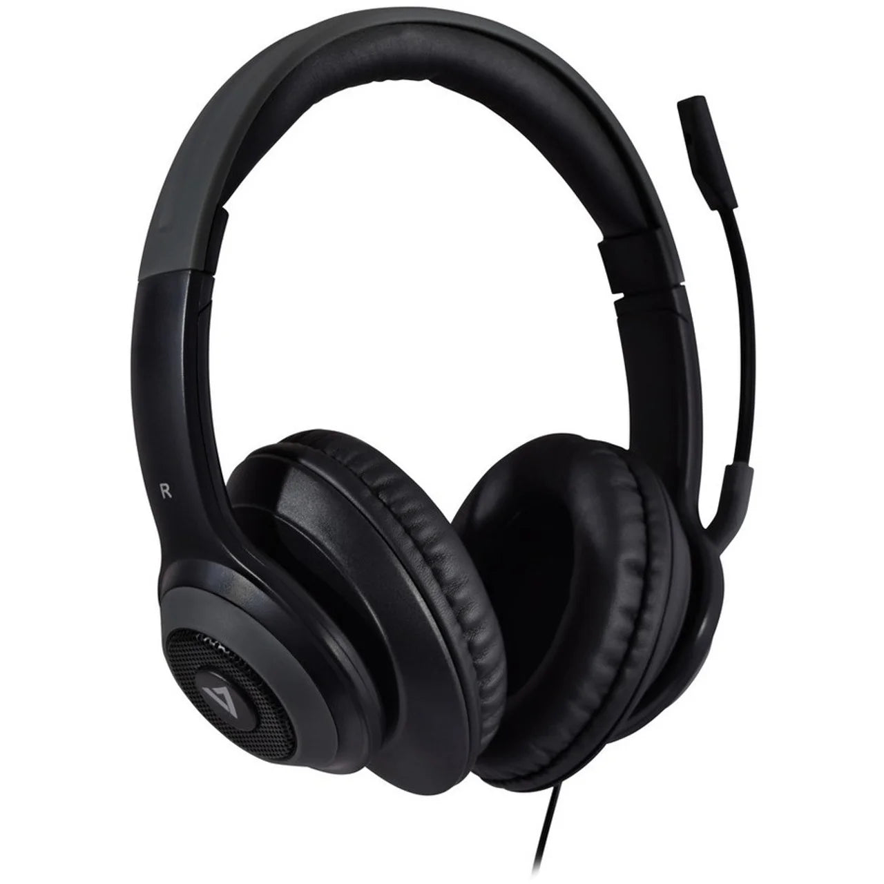 V7 premium over-ear stereo headset with boom mic (hc701)