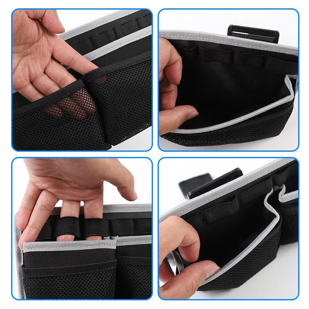 Teledu 1x auto co-pilot console handles grab storage bag jk