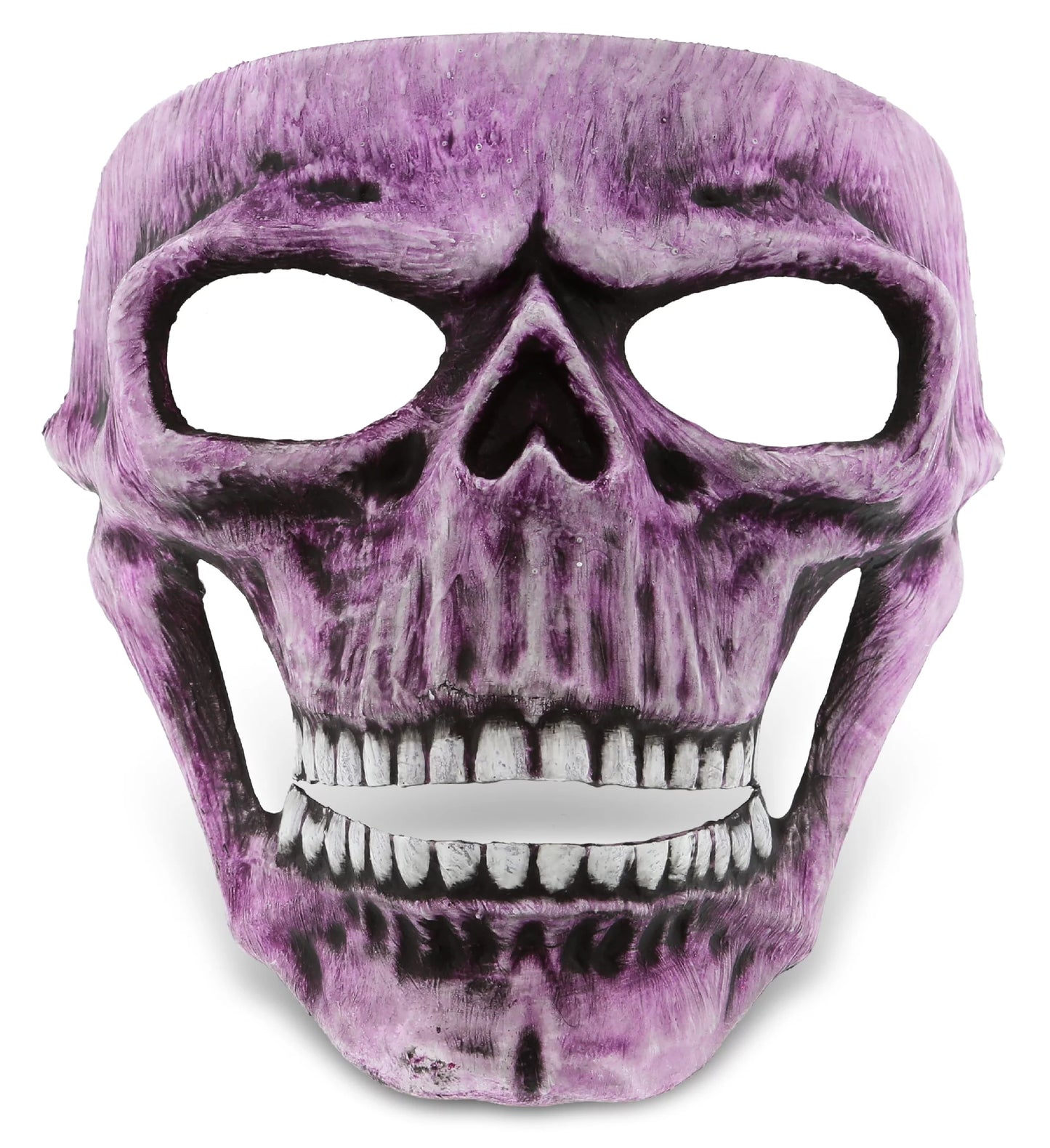 Attitude studio pink skeleton mask - costume skull mask for men and women, steampunk inspired full face mask costume accessory, perfect for halloween, parties, conventions, and horror-themed events