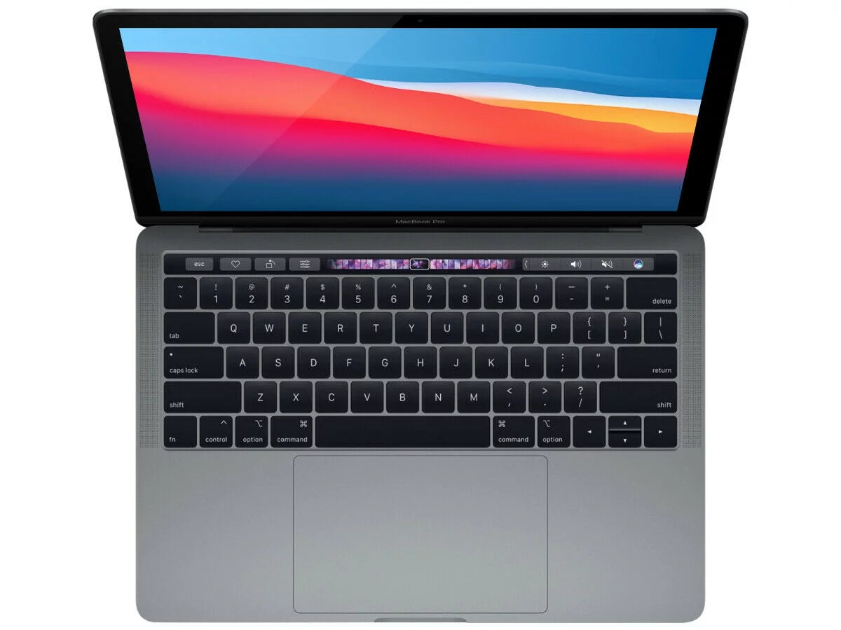 Apple macbook pro touch bar 13" space gray 2018 | 2.3ghz quad core i5 8gb ram / 256gb ssd (grade a used)