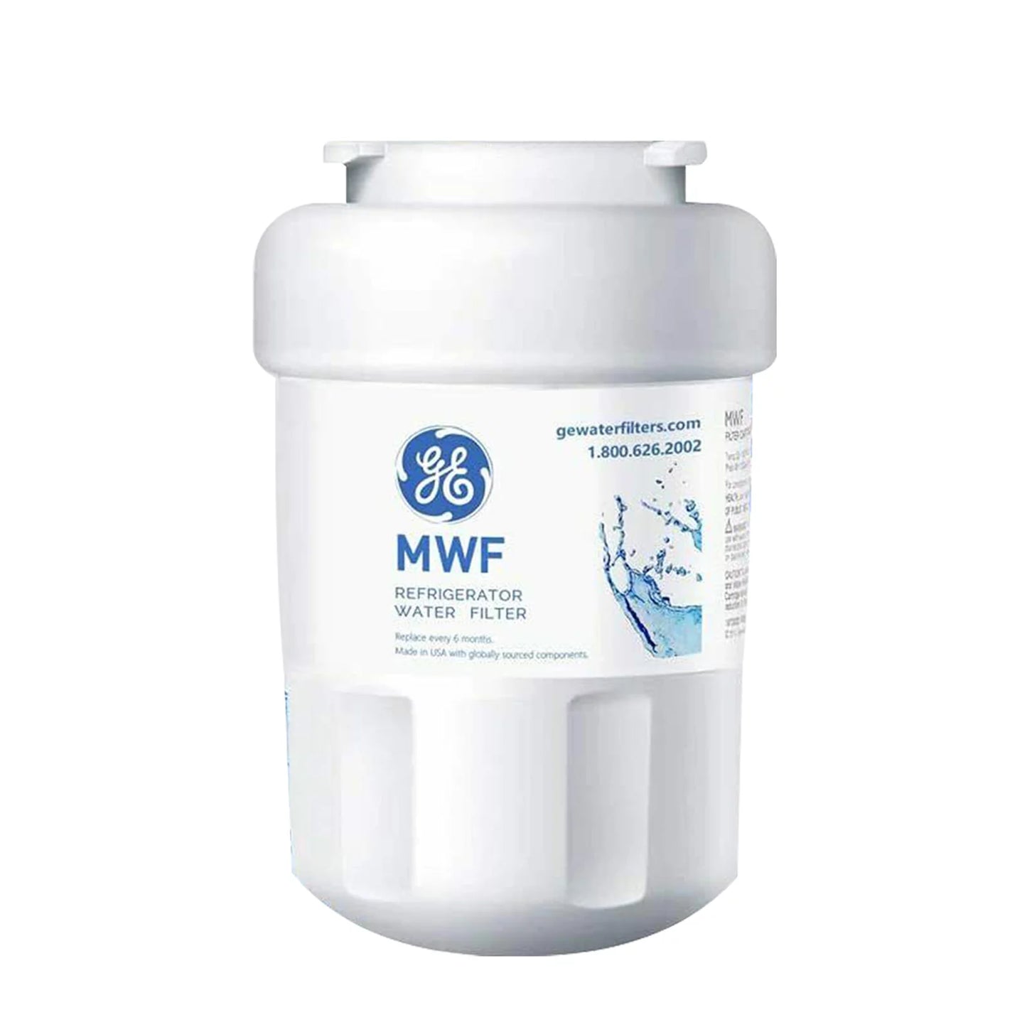 6 pcs mwf fridge water filter replacement ,compatible with for smartwater mwf, mwfint, mwfp, mwfa,gwf, gwfa refrigerator water filter