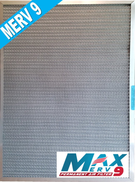 The ultimate furnace a/c filter - washable, permanent, reusable, electrostatic = traps dust like a magnet - 5-stage - lab certified merv 9 - (21x21x1)