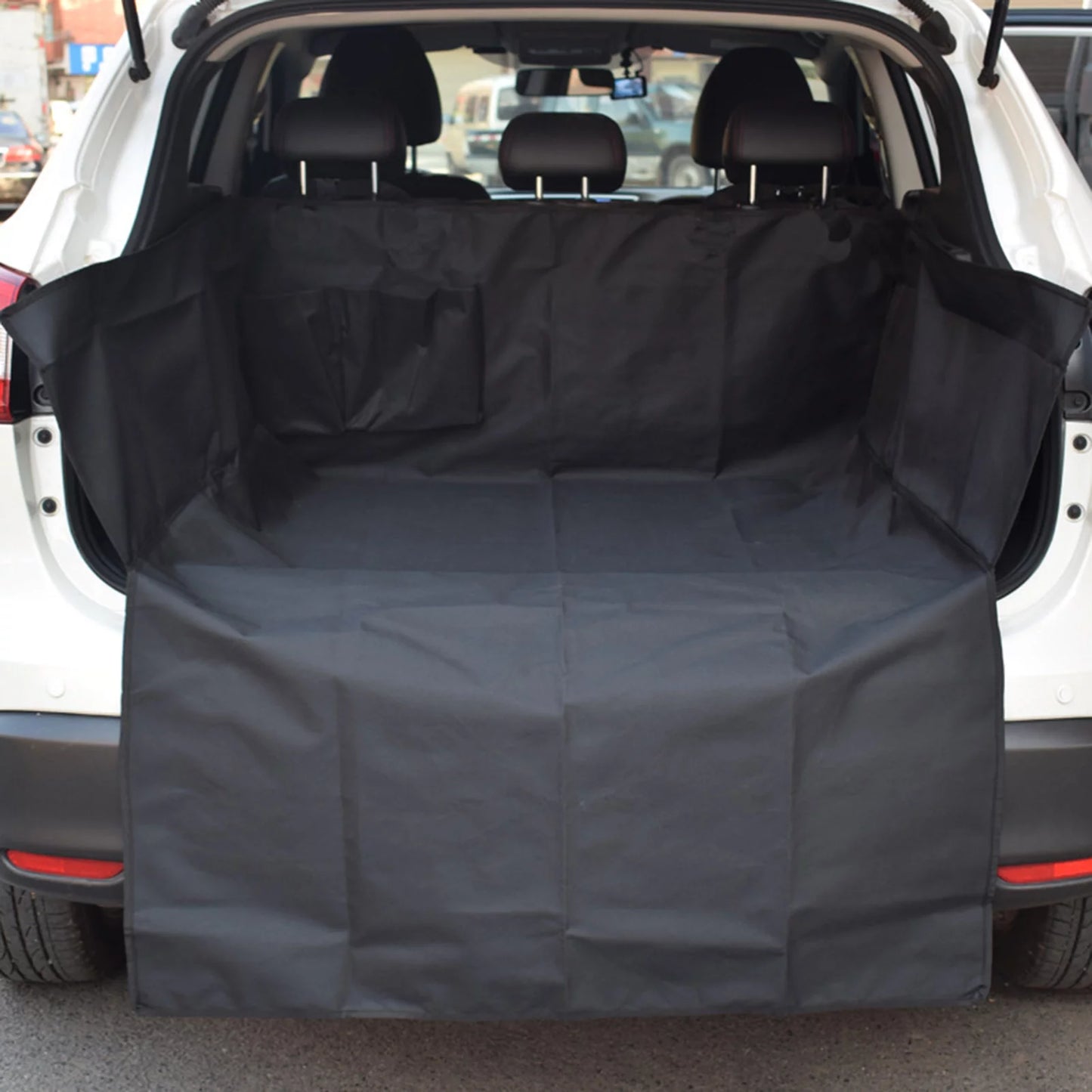 Thicker bite resistant oxford cloth car trunk pet mat trunk organizer mat dirtescape-proof protective mat dog seat cushion for suv sedan van