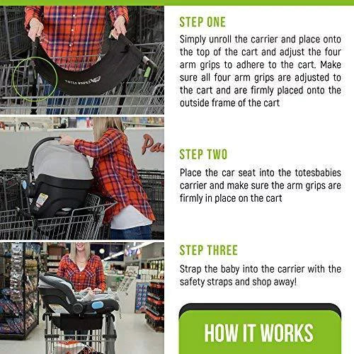 Totes babies car seat carrier