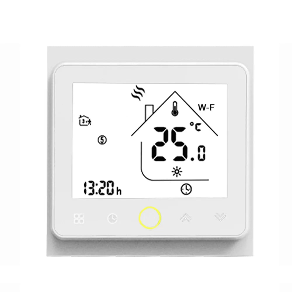 Tomshoo smart thermostat temperature controller wi fi control, compatible with home water/gas boiler