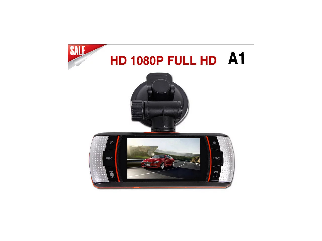 The latest vehicle traveling data recorder rearview mirror integrated machine a1 hd dual lens ultra wide-angle vision driving recorder