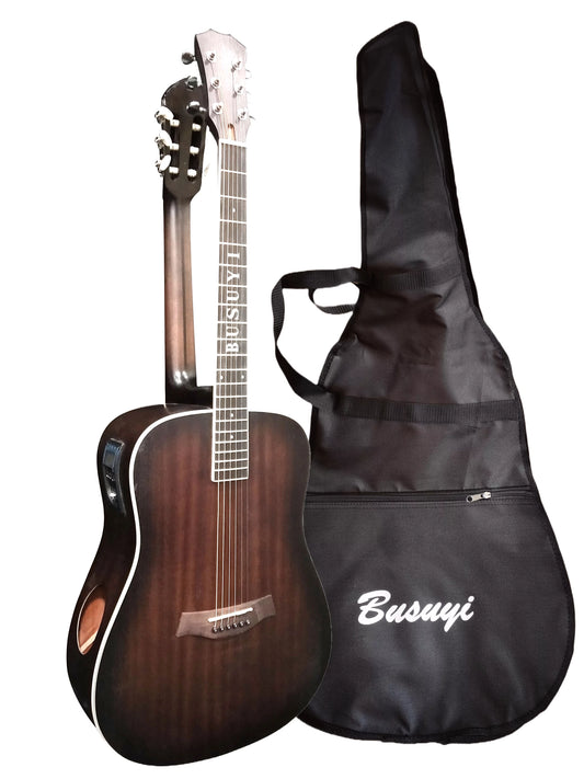 6 strings classical /6 strings acoustic double neck, double sided busuyi guitar 2021 npt+ bag