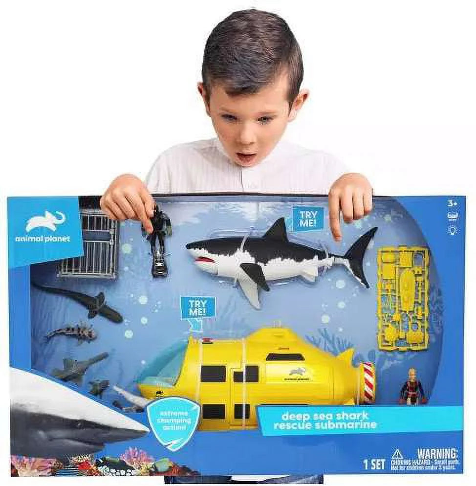 Animal planet deep sea shark rescue submarine playset