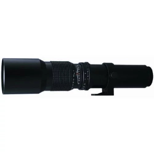 500mm f/8 telephoto lens (t mount) with 2x teleconverter (=1000mm) for sony alpha a450, a500, a550, a290, a390, a560, a5