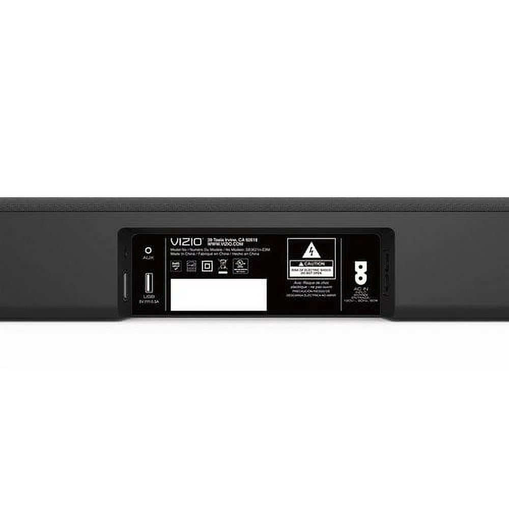 Vizio sb3621n-e8m 36" 2.1 sound bar system, black