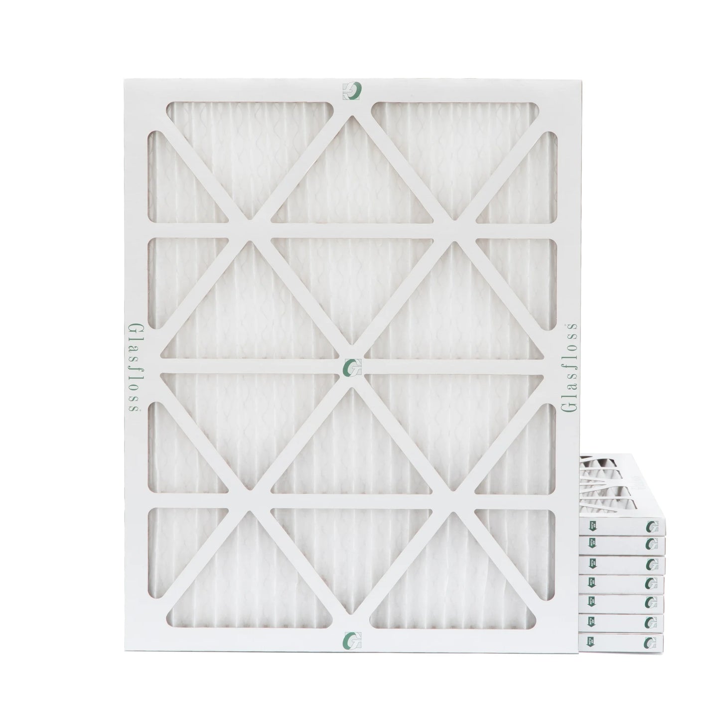 19-7/8 x 21-1/2 x 1 merv 10 pleated ac furnace air filters by glasfloss industries. ( 8 pack ) replacement filters for carrier, payne, & bryant