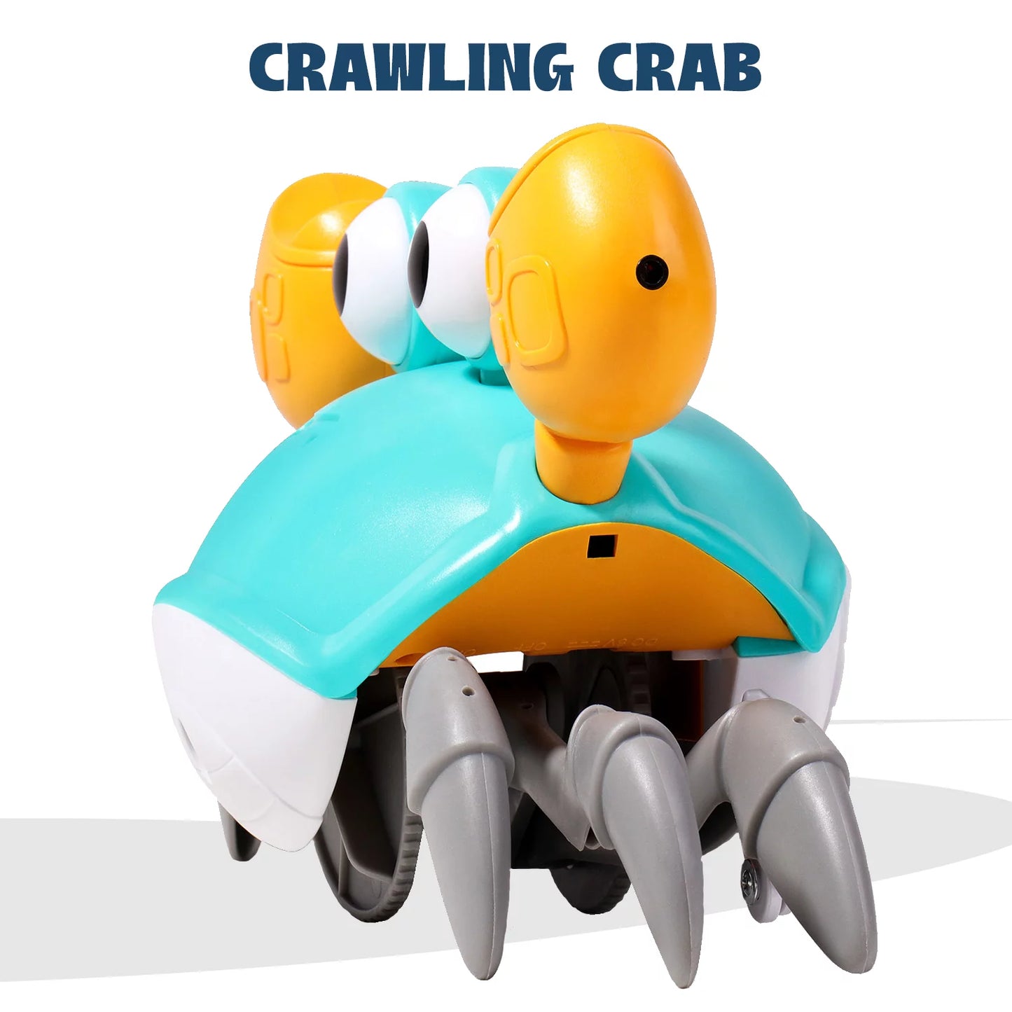 Bambina multicolor crawling crab for little kids 6-12 years and toddlers 0-6 months tummy time, learning crawl and cognitive development - kids favorite entertaining gift