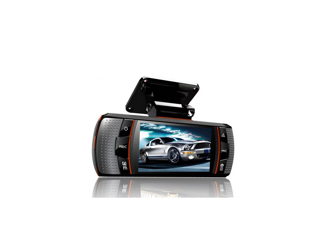 The latest vehicle traveling data recorder rearview mirror integrated machine a1 hd dual lens ultra wide-angle vision driving recorder