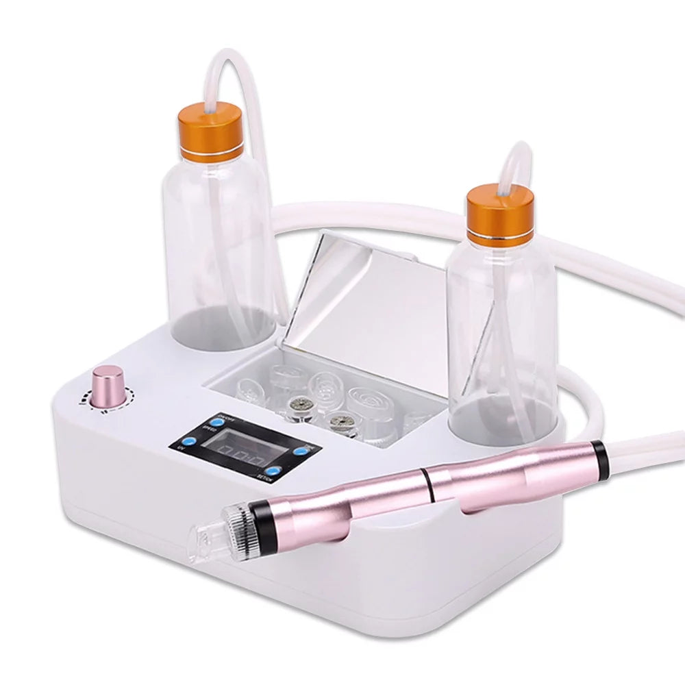 Suerbeaty facial beauty treatment machine, facial gas-liquid oxygen water epidermal peeling using professional skin rejuvenation equipment for cosmetology center