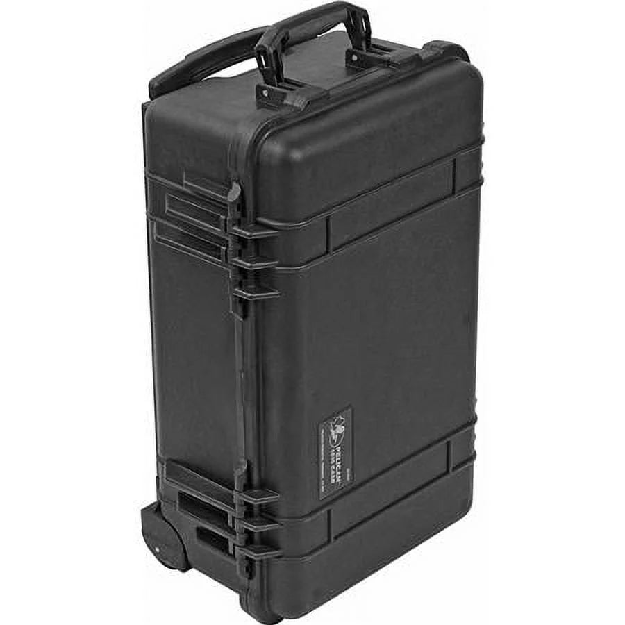 1510loc tsa laptop overnight watertight hard case with wheels, black