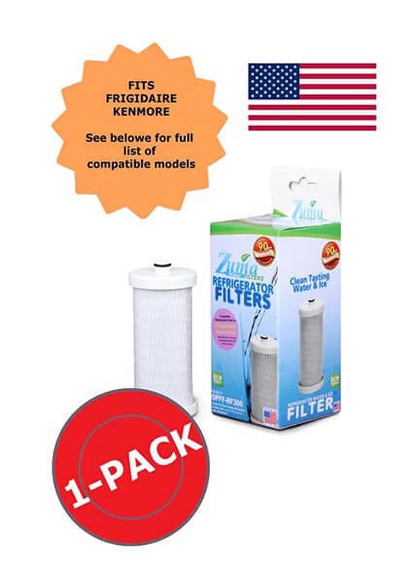 Zuma brand , water and ice filter , model # opff-rf300 , compatible with frigidaire® ngrg-2000 - 1502 - made in u.s.a.