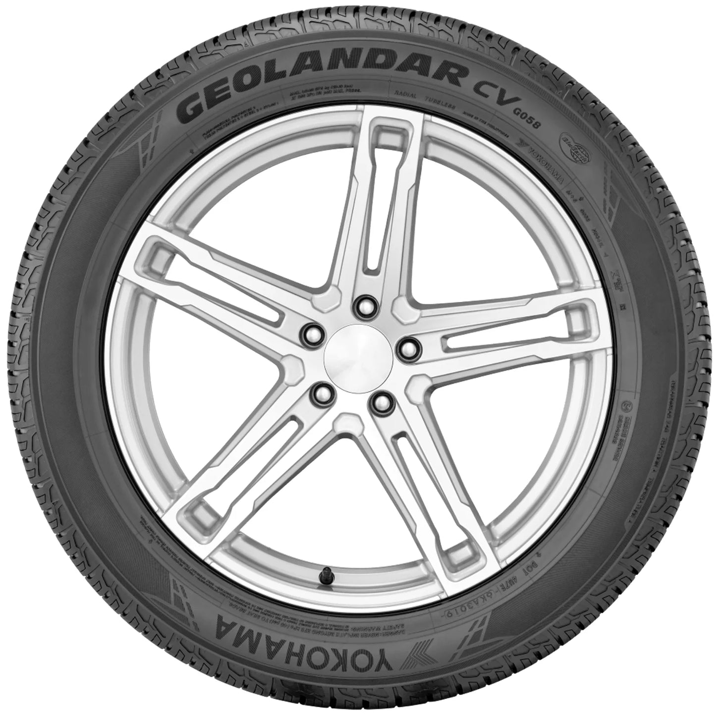 Yokohama geolandar cv g058 255/50r20xl 109v bw all season tire