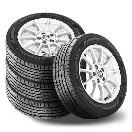 4 goodyear assurance maxlife 235/45r18 94v tires all season 85k mileage set 110936545 / 235/45/18 / 2354518